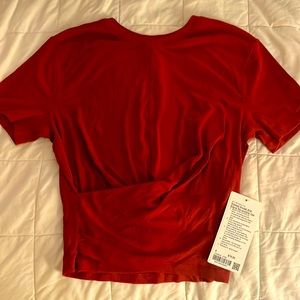 Lululemon ribbed reversible tee